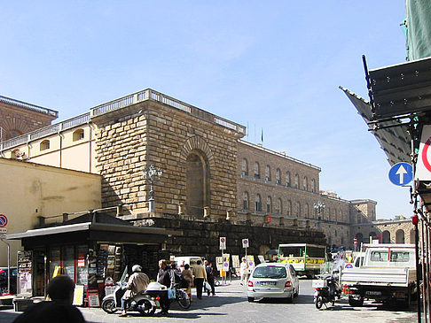 Foto Palazzo Pitti von außen - Florenz